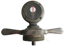 Antique BOYCE MOTOR METER Dog Bone Style AUTOMOBILE Radiator Cap, Plated Brass picture