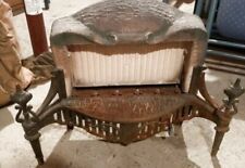 Antique 1920s - 1930s Adams Cheerful Radiant Heater Parlor Fireplace Insert picture