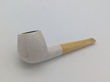Handmade Wooden Meerschaum Pipe White With Amber Tip picture