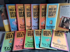 Highlights Which Way USA Lot 14 State Maps Kids Educational Homeschool Set picture