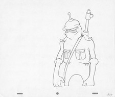 WIZARDS: ORIGINAL ANIMATION PRODUCTION DRAWINGS (w/ Free Autograph) picture