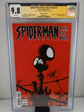 SPIDER-MAN: BLACK SUIT & BLOOD #1 CGC 9.8 - SIGNED SKOTTIE YOUNG - JSA  2024 picture