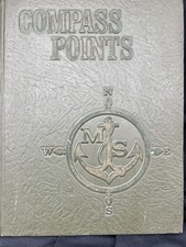 1968 Mona Shores High School Yearbook Compass Points Muskegon MI Signed  picture
