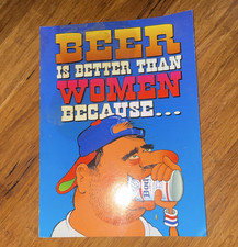 Beer Is Better Than Women Because... Collectible Booklet Booklet picture