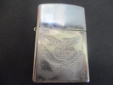 VINTAGE APPOLO-K EAGLE CROWN GAS LIGHTER HIGH END KOREA 1970'S . FACTORY DUSTBAG picture