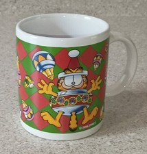 VTG 1996 May Your Days Be Merry And Bright Garfield Coffee Mug  picture