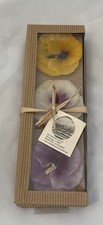 Floating Flower Candle Set of 3 Blue Pacific Imports picture