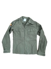 Vintage 1984 Dutch Military Field Jacket KL H.V. Puijenbroek Army Green Coat 96 picture