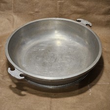 Vintage Guardian Service Round Skillet Fryer Pan Hammered Aluminum 12” No Lid picture