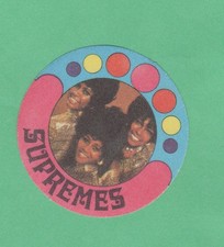The Supremes  1972 MONTY Gum  Pop Stars Rare Fabric Version  Pack Fresh picture