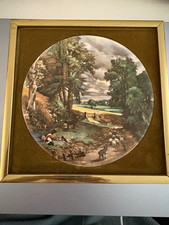 Harleigh China Co. England Collector Plate Hand Painted Landscape Vintage 1973 picture