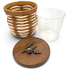 Longaberger Family Together Give Thanks Basket 2010 Collector Club Lid Protector picture
