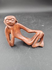 Vtg Extreme MCM Mid-Century Ceramic Monkey/Sloth Figurine  picture