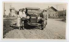 Alder Oregon OR Photo: Street People Car Train Station Antique - 1923 picture