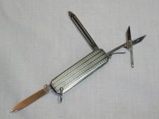 vintage COLES NV Italy  gentlemen's multi tool pocket knife scissors key chain picture