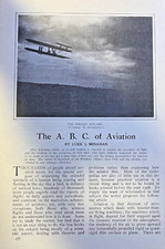 1910 Aviation Wright Brothers Curtiss Vaninan Roe Bleriot Latham illustrated picture