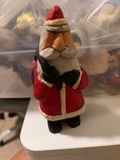 Vintage 1989 signed  Folk Art Santa Claus Christmas Decor Signed Talton 7 picture