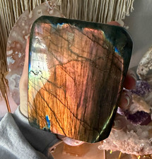 Gorgeous 2.4lb High Sunset Flash Labradorite Freeform picture