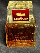 Fashions De Leonard Perfume, Seal, Full Bottle, No Bats Vintage picture