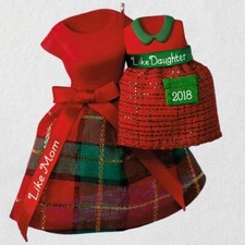 Hallmark Keepsake - 2018 Like Mom, Like Daughter Dresses Ornament picture