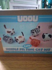 Voou  Needle Fel Ting Cat  Collection starter Kit 100% Eco Friendly 8+ New Cats  picture