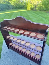 Lenox Spice Garden Wood Display Rack with Drawer W17xH16.75xD3.25” picture