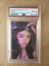 2023 NEWJEANS 2ND EP GET UP WEVERSE VER. ALBUM PHOTOCARDS HANNI PSA 10 picture