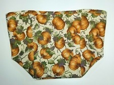 Crazy Good Tall Tissue Basket Liner from Longaberger Pumpkin Patch fabric  picture