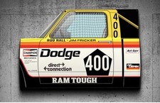 WOW  1986 Dodge Ram Rod Hall Race Truck Off-road Racing  Curved Sign picture
