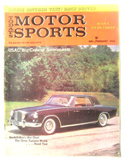 1962 auto february TODAY'S MOTOR SPORTS car racing magazine,,Daytona vtg racing picture
