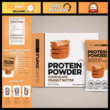 Clean Simple Eats Whey Isolate Protein, Choc Peanut Butter, 10 Stick Packs picture