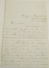 CIVIL WAR  19TH WISCONSIN SOLDIER LETTER HAMPTON HOSPITAL 1864 picture