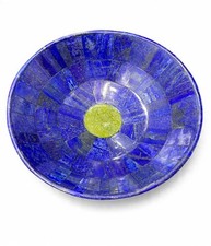 High Quality Lapis Lazuli & Serpentine 8 Inch Bowl Pair 1.9kg | Handmade Natural picture