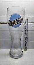 Vintage Blue Moon Tall Beer Glass 15in Tall Boy Glass picture