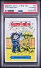 2019 Garbage Pail Kids We Hate 90s SCISSOR HANS 6b PSA 10 GEM MINT Edward Depp picture