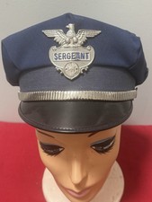 Vintage Sergeant of Police Cap Made by Gerber Manufacturing Co, Indiana picture