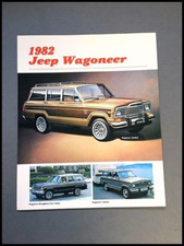 1982 Jeep Grand and Wagoneer Original Sales Brochure Folder Brougham picture