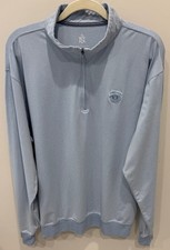 Medinah Country Club - Turtleson Golf 1/4 Zip Pullover - Men's XL - Light Blue picture