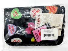 Harveys Seatbelt Fun Size Wallet Conversation Hearts Candy Valentines Day NIP picture