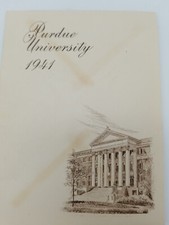Purdue University 1941 Commencement Invitation picture