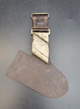 WW2 German Leather GES. RAD GESCH 38 Hewer Dagger Hanger Clip picture