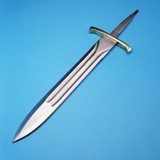 Knife Blade Blank Fixed Stainless Steel Full Tang Dagger 15.5