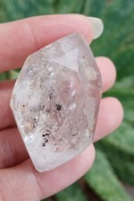 27g Natural Herkimer ENHYDRO Diamond BIG Moving Hydrocarbon Bubble Crystal  picture