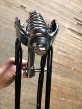 Bicycle springer fork SCHWINN front end BLACK  FITS 1949-1959 mans BIKE + OTHERS picture
