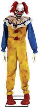 Twitching Clown Animated Prop Evil Lifesize Carnival Animatronic Halloween picture