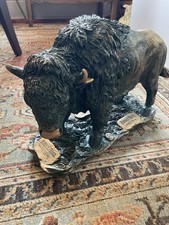 Buffalo Trace Distillery Statue Resin Display Whiskey Bar Man Cave picture