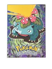 1999 TOPPS BLACK LOGO VENUSAUR POKEMON FIRST MOVIE TRADING CARD EVOLUTION  #3 picture