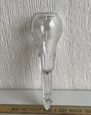 Antique 1920’s Automobile Car Clear Glass Bud Vase Vintage NICE 7.5” Tall picture