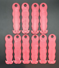 NEW, Set of 10 Red KLEVER KUTTER Safety Box Cutters picture