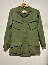Original Vietnam Jungle Jacket Cotton Wind Resistant Poplin Size Small  picture